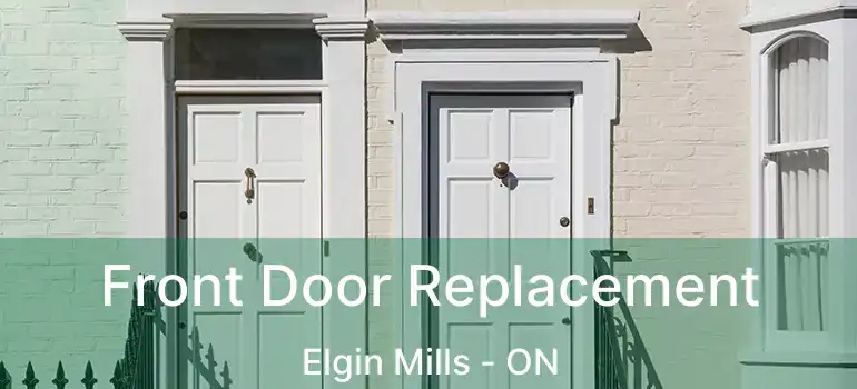  Front Door Replacement Elgin Mills - ON