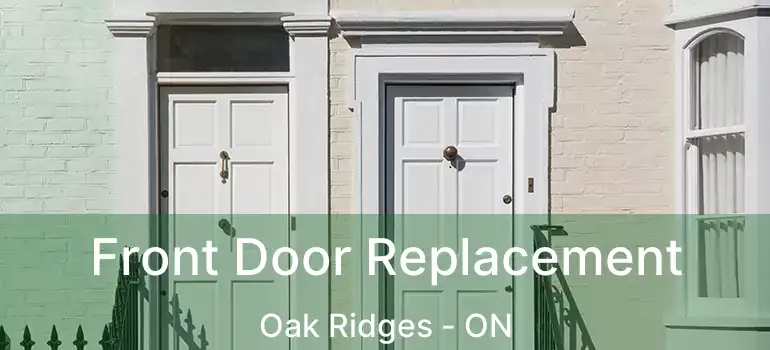  Front Door Replacement Oak Ridges - ON