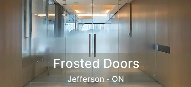  Frosted Doors Jefferson - ON