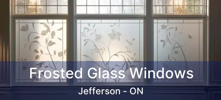  Frosted Glass Windows Jefferson - ON