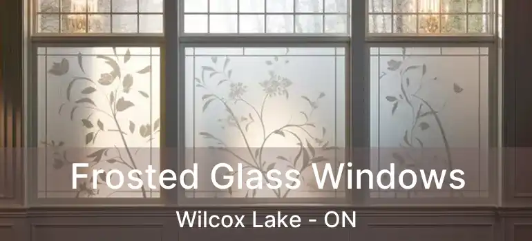  Frosted Glass Windows Wilcox Lake - ON