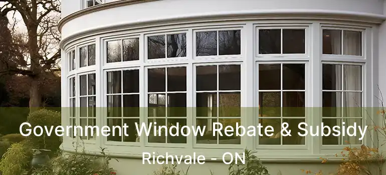  Government Window Rebate & Subsidy Richvale - ON