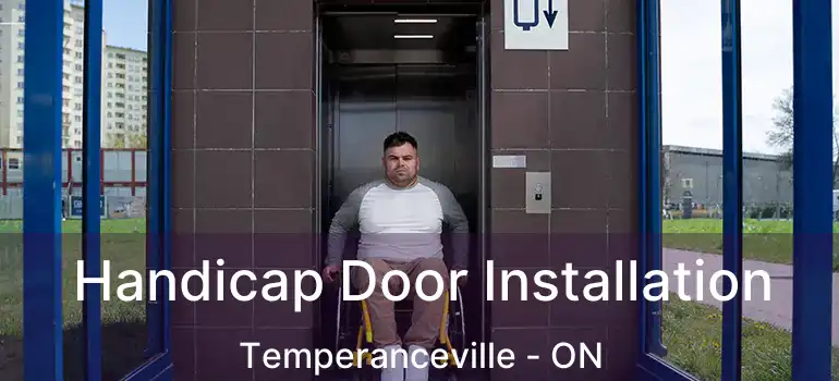  Handicap Door Installation Temperanceville - ON