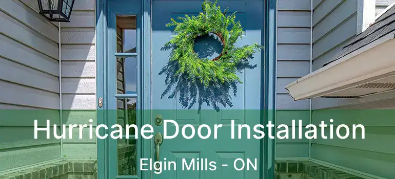  Hurricane Door Installation Elgin Mills - ON