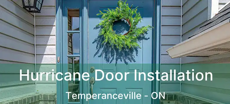  Hurricane Door Installation Temperanceville - ON