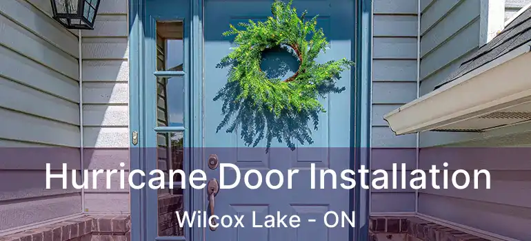  Hurricane Door Installation Wilcox Lake - ON