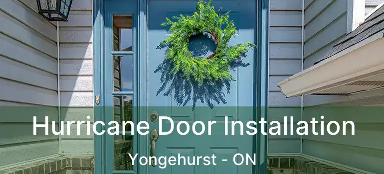  Hurricane Door Installation Yongehurst - ON