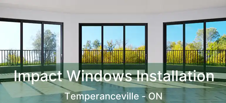  Impact Windows Installation Temperanceville - ON
