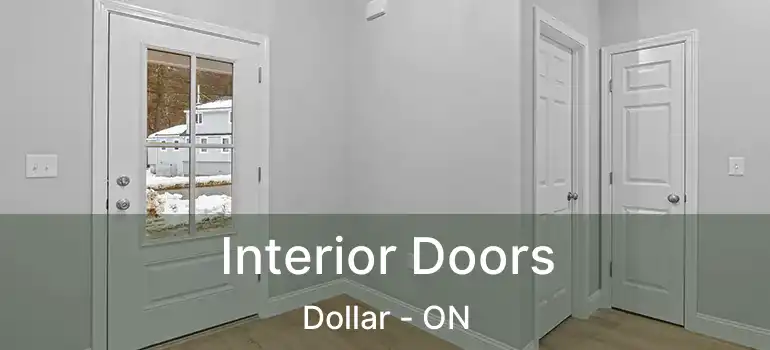  Interior Doors Dollar - ON