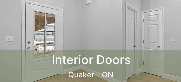  Interior Doors Quaker - ON