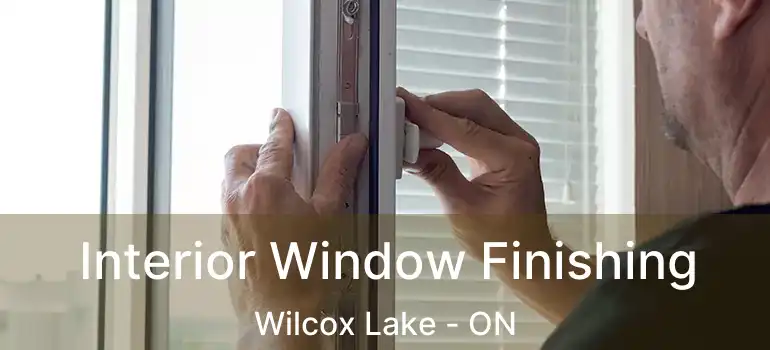  Interior Window Finishing Wilcox Lake - ON