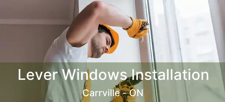  Lever Windows Installation Carrville - ON