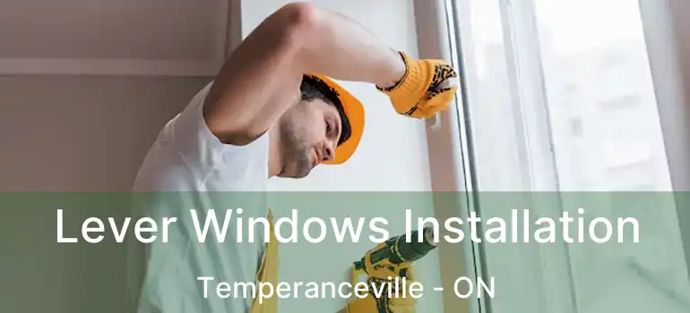  Lever Windows Installation Temperanceville - ON