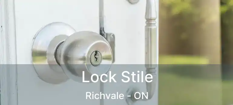 Lock Stile Richvale - ON