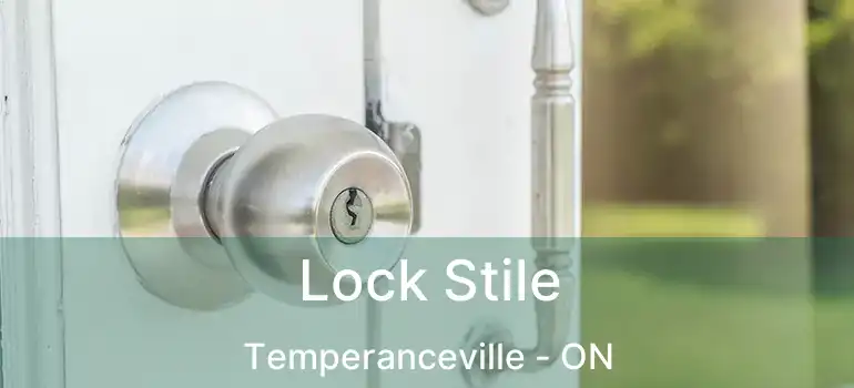  Lock Stile Temperanceville - ON
