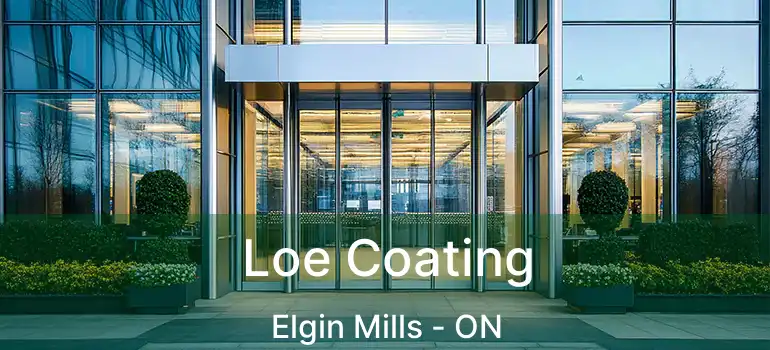  Loe Coating Elgin Mills - ON