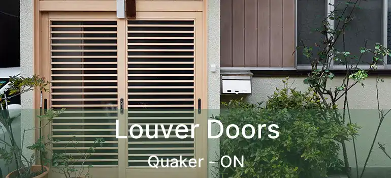  Louver Doors Quaker - ON