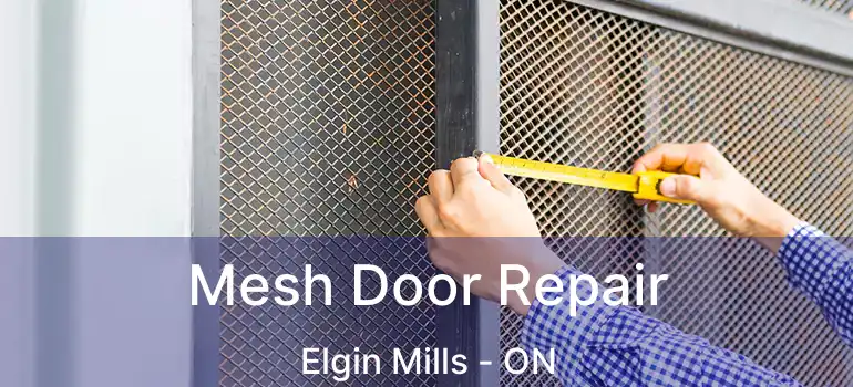  Mesh Door Repair Elgin Mills - ON