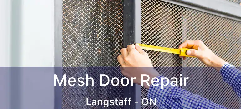  Mesh Door Repair Langstaff - ON