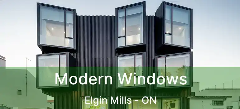  Modern Windows Elgin Mills - ON