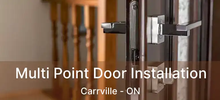  Multi Point Door Installation Carrville - ON