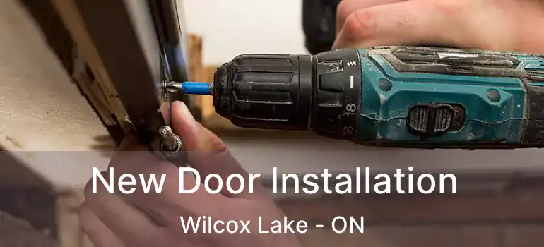  New Door Installation Wilcox Lake - ON