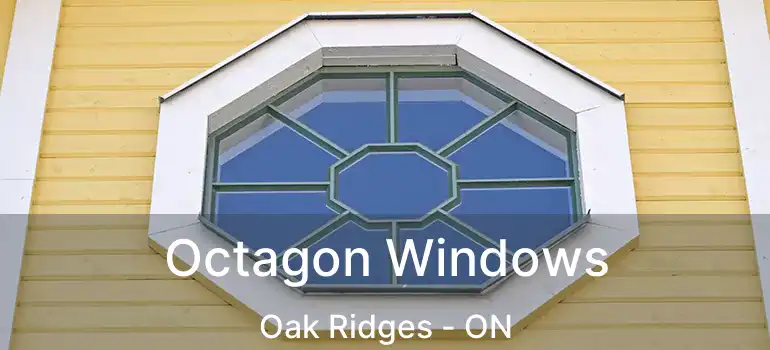  Octagon Windows Oak Ridges - ON
