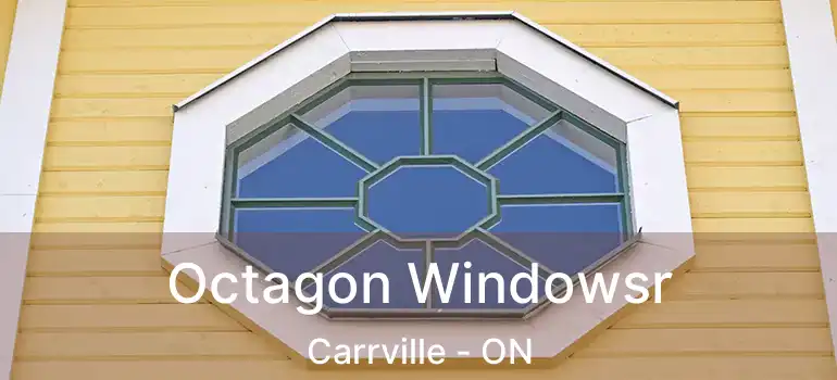  Octagon Windowsr Carrville - ON