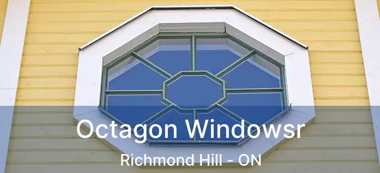  Octagon Windowsr Richmond Hill - ON