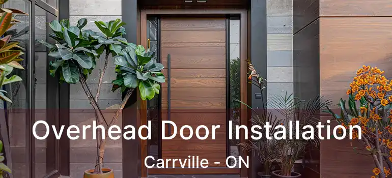  Overhead Door Installation Carrville - ON