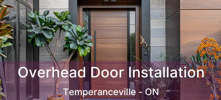  Overhead Door Installation Temperanceville - ON