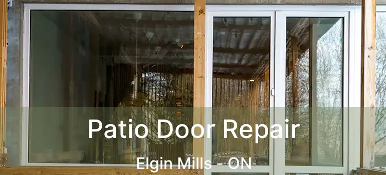  Patio Door Repair Elgin Mills - ON