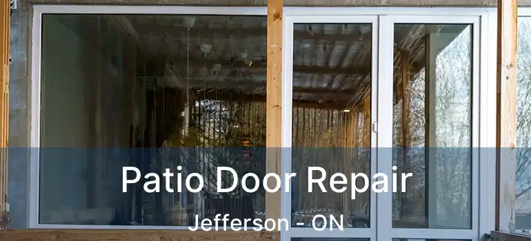  Patio Door Repair Jefferson - ON
