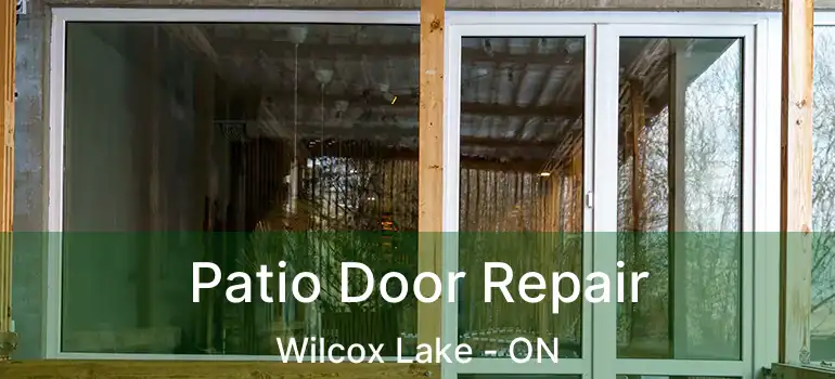  Patio Door Repair Wilcox Lake - ON