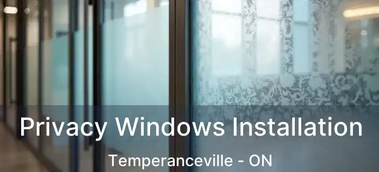  Privacy Windows Installation Temperanceville - ON