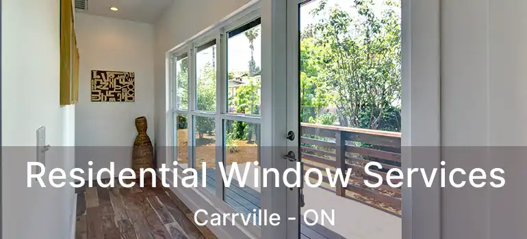  Residential Window Services Carrville - ON