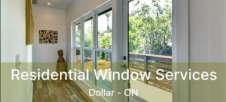  Residential Window Services Dollar - ON