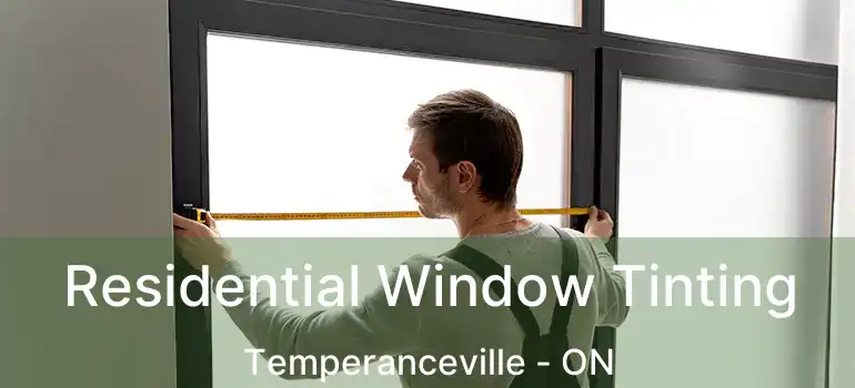 Residential Window Tinting Temperanceville - ON