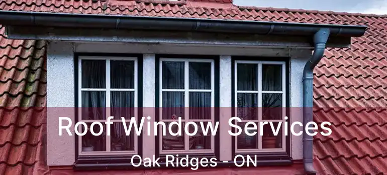  Roof Window Services Oak Ridges - ON