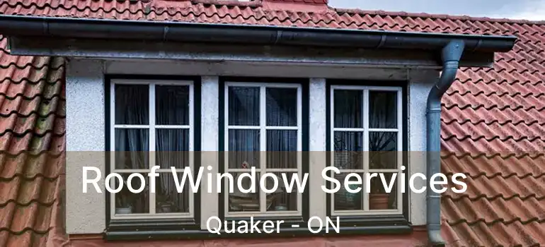  Roof Window Services Quaker - ON