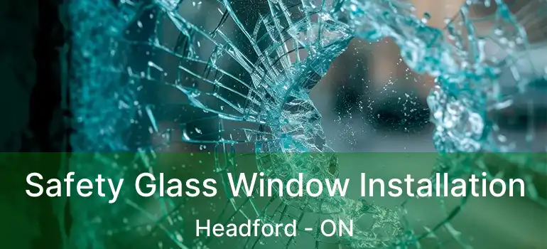  Safety Glass Window Installation Headford - ON