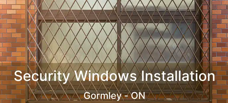  Security Windows Installation Gormley - ON