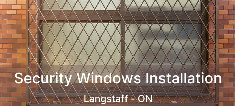  Security Windows Installation Langstaff - ON