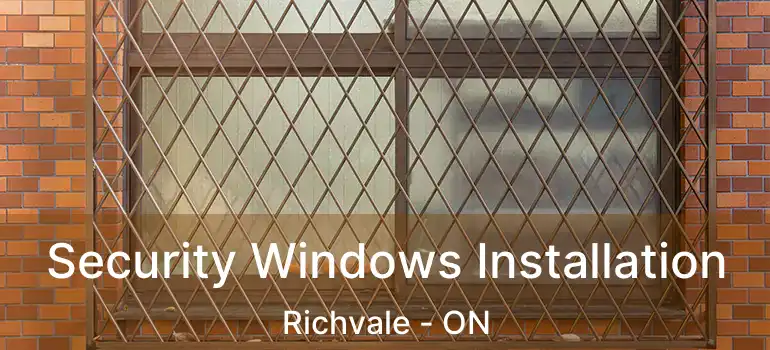  Security Windows Installation Richvale - ON