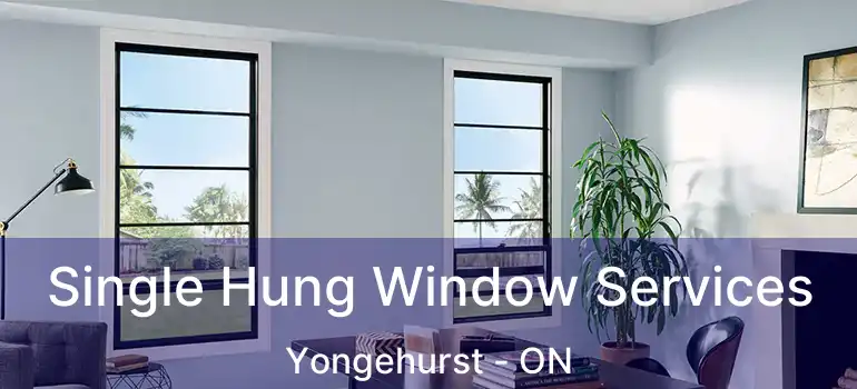  Single Hung Window Services Yongehurst - ON