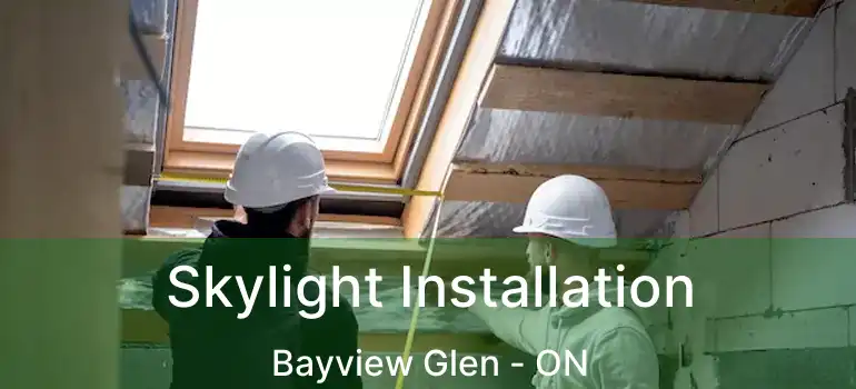  Skylight Installation Bayview Glen - ON