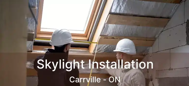  Skylight Installation Carrville - ON