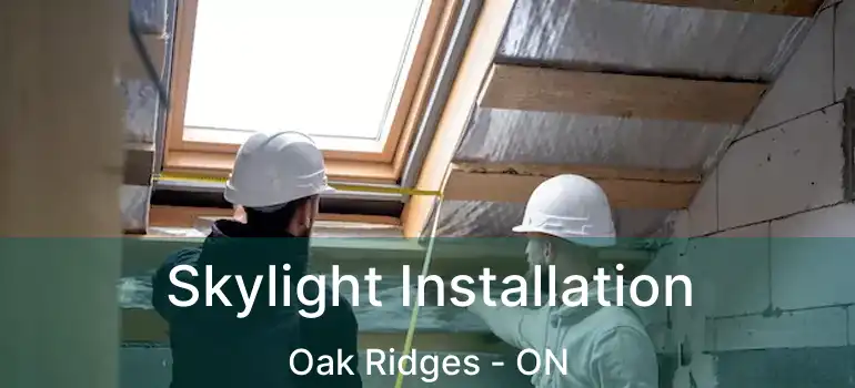  Skylight Installation Oak Ridges - ON