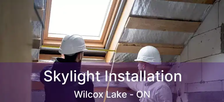  Skylight Installation Wilcox Lake - ON