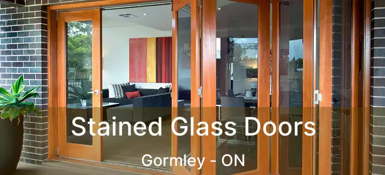  Stained Glass Doors Gormley - ON